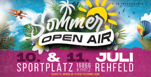 Sommer Open Air Rehfeld 2026, Festival, Veranstaltung, Kyritz, Party, Tanzen, Feiern